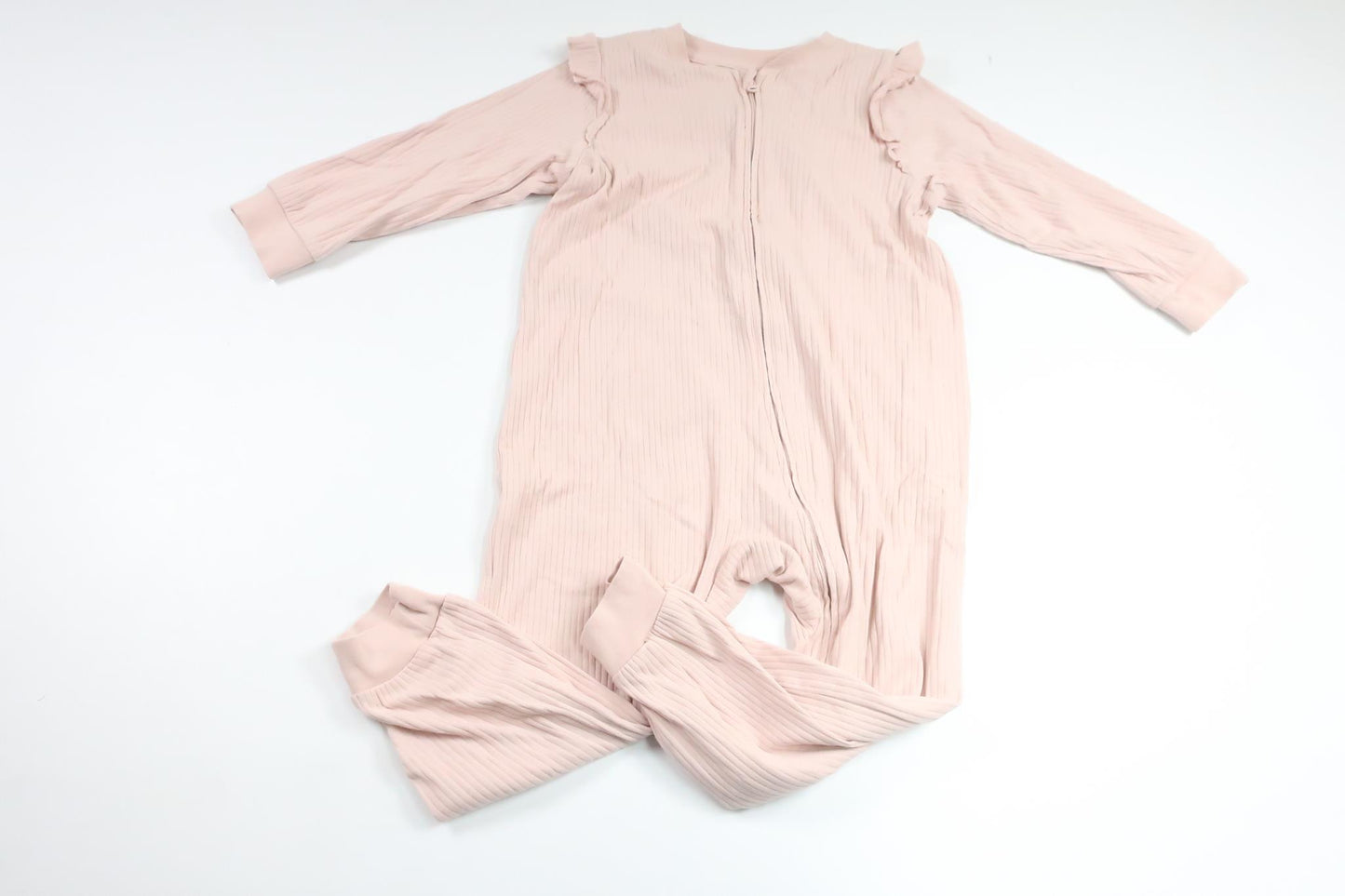 Ribbad pyjamas från H&M - Storlek 98 - Rosa