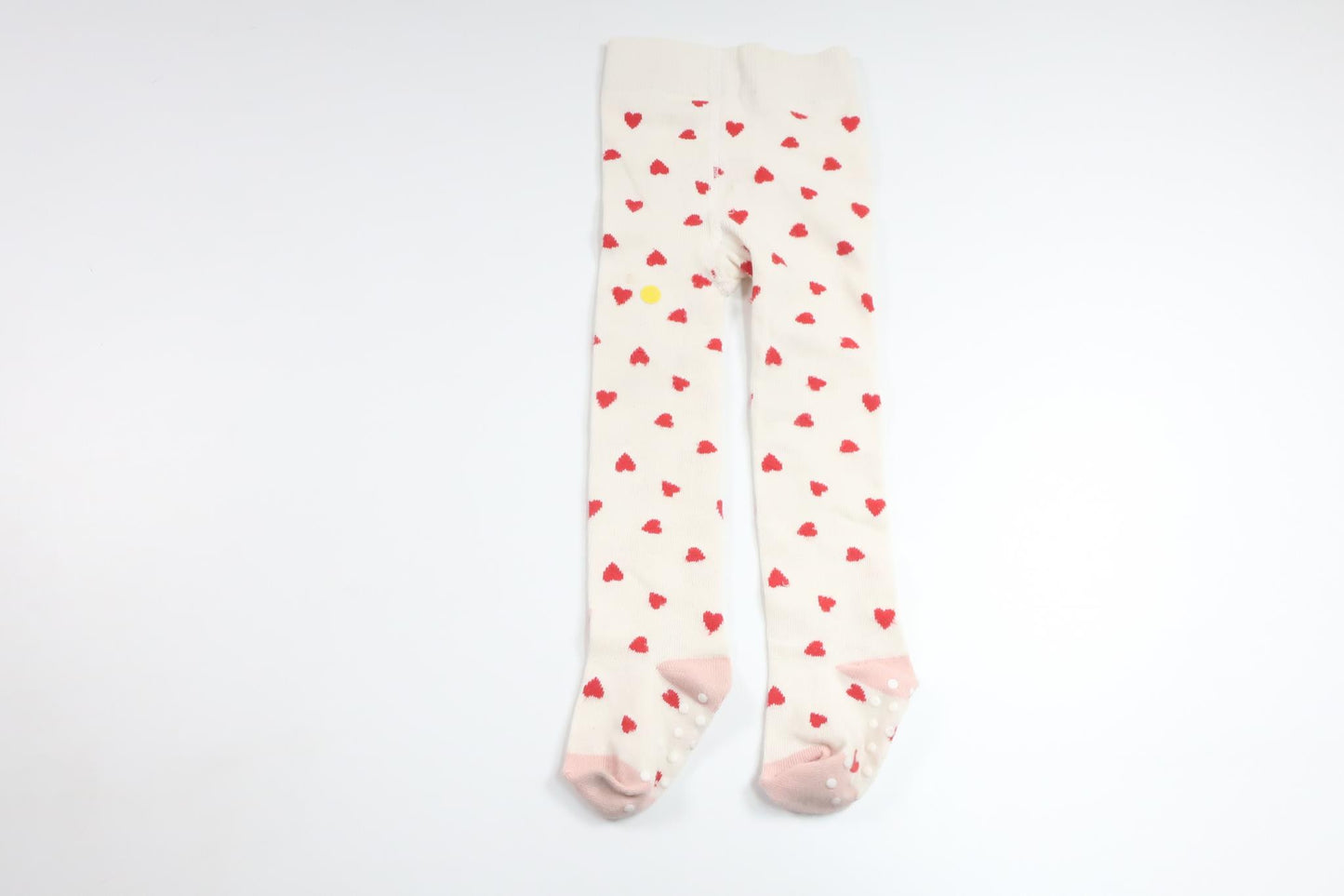 Strumpbyxor med hjärtan från Okänt - Storlek 74/80 - Vit
