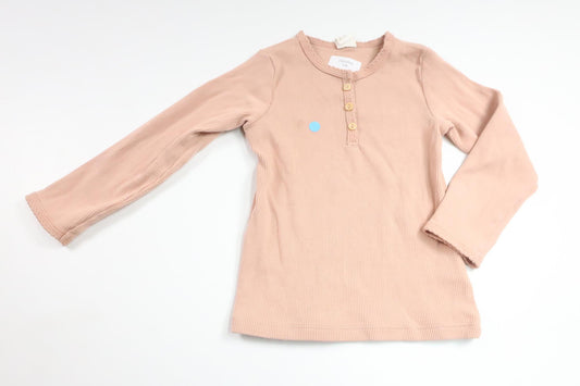 Ribbad tröja från H&M - Storlek 86 - Beige