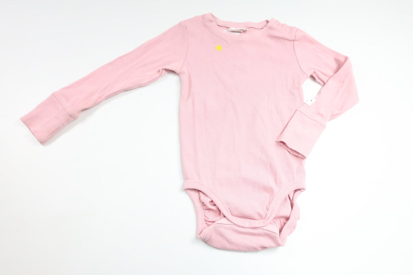 Ribbad body från Kappahl - Storlek 86 - Rosa