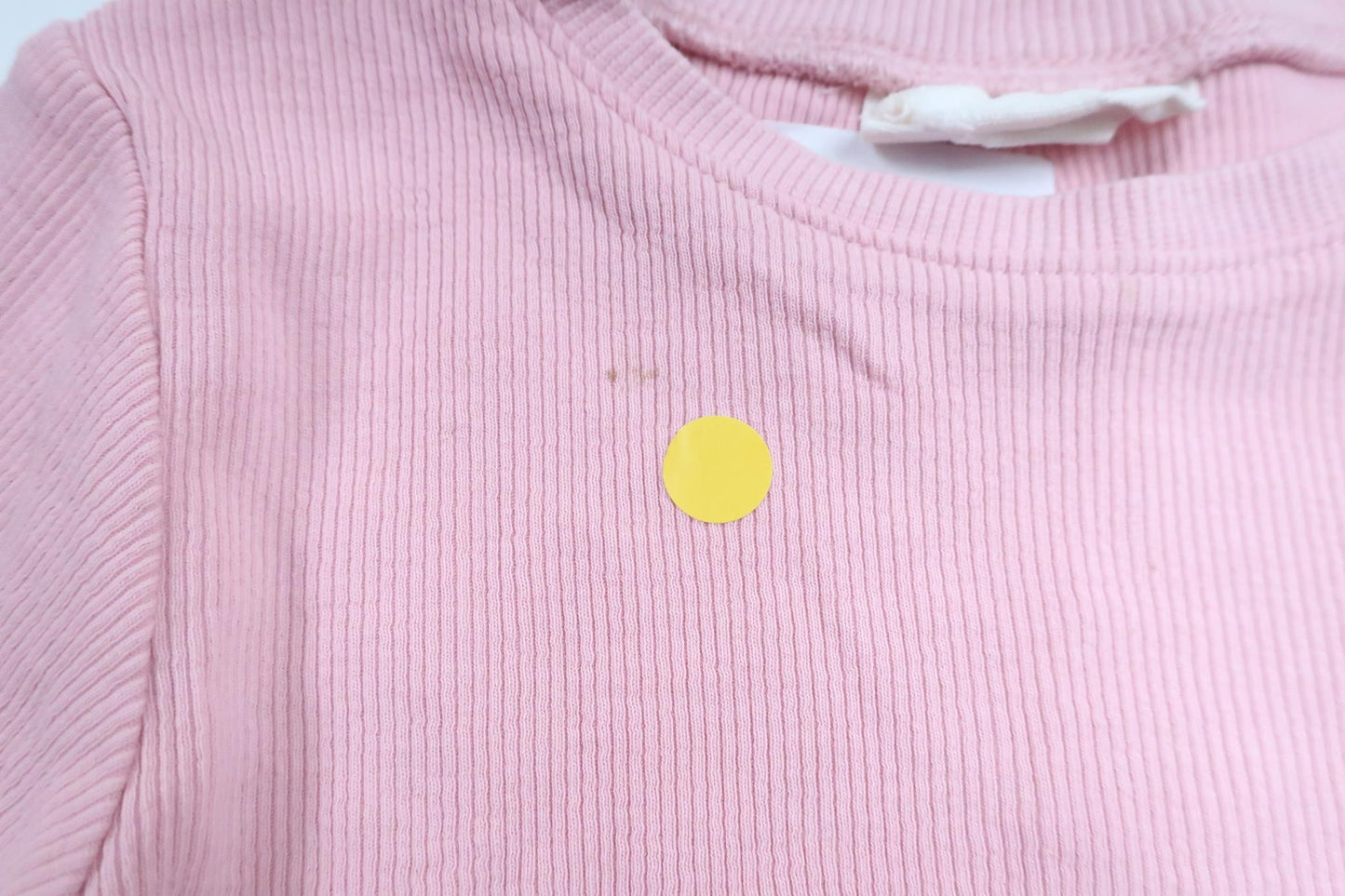 Ribbad body från Kappahl - Storlek 86 - Rosa