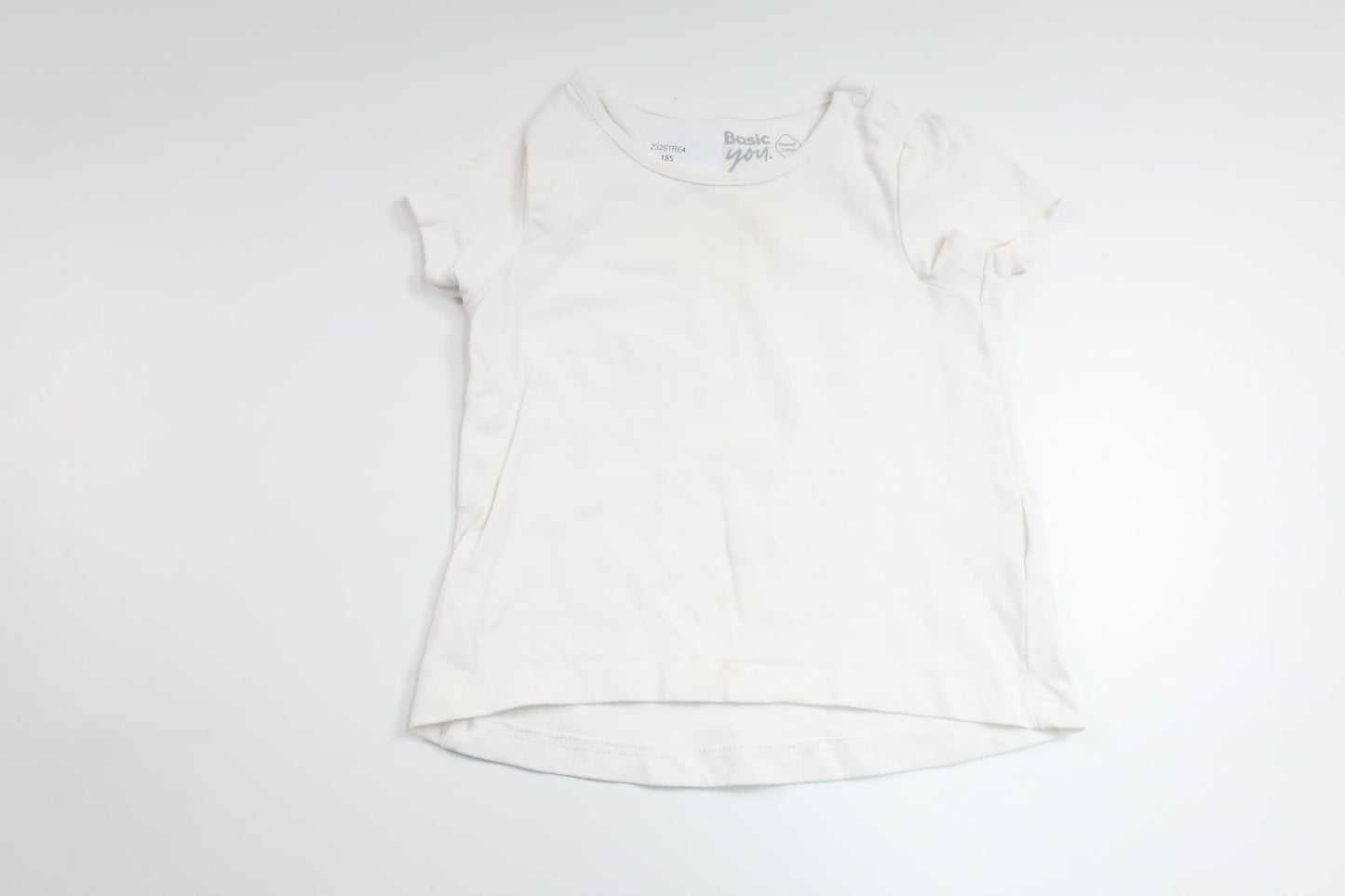 T-shirt från Basic U - Storlek 80 - Vit