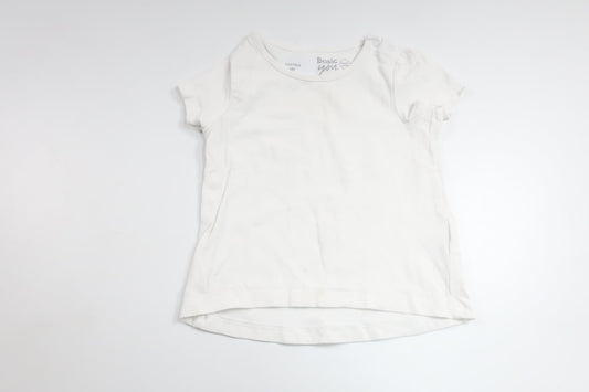 T-shirt från Basic U - Storlek 80 - Vit