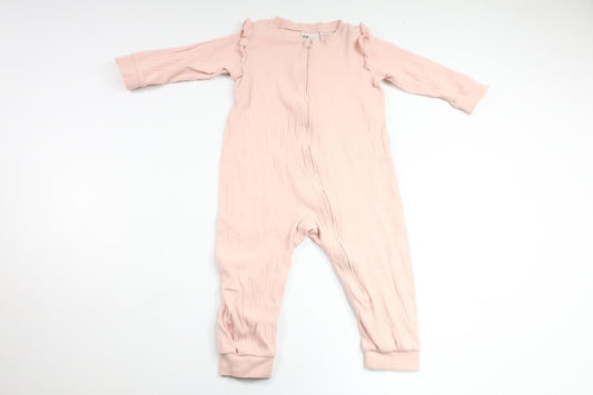 Ribbad pyjamas från H&M - Storlek 86 - Rosa