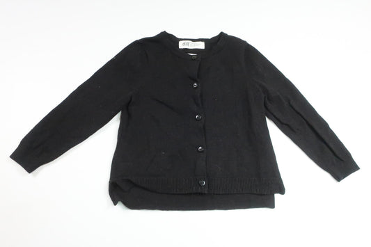 Stickad kofta från H&M - Storlek 92 - Svart