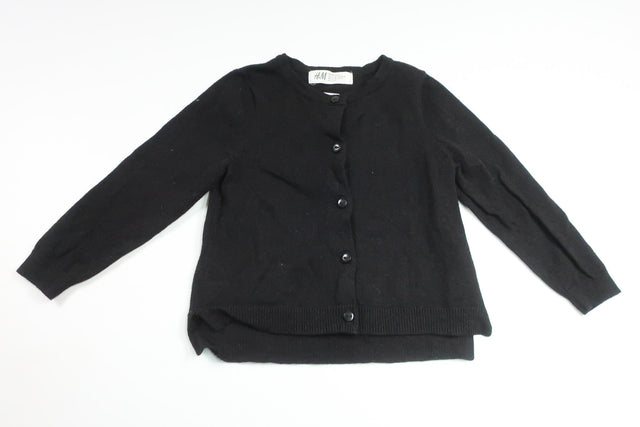 Stickad kofta från H&M - Storlek 92 - Svart