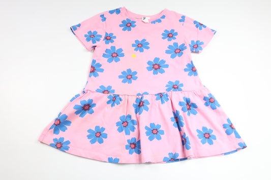 Blommig klänning från Rikiki - Storlek 86/92 - Rosa