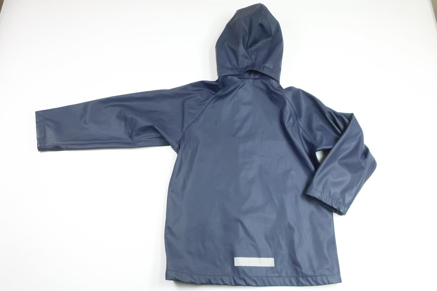 Regnjacka från H&M - Storlek 122/128 - Marinblå