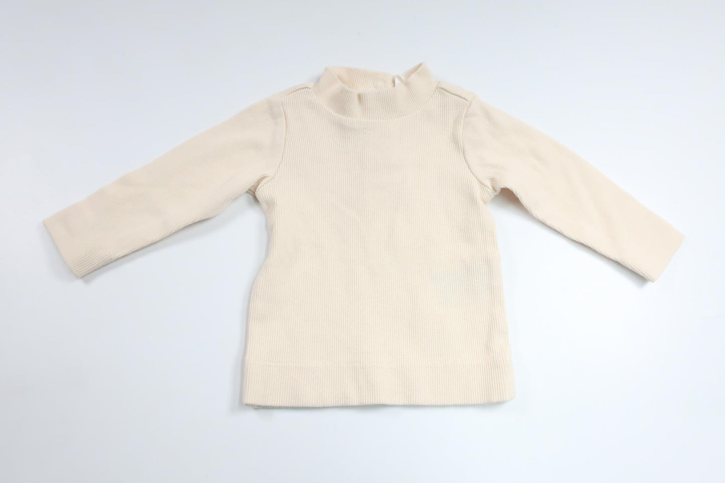 Ribbad tröja från H&M - Storlek 62 - Benvit