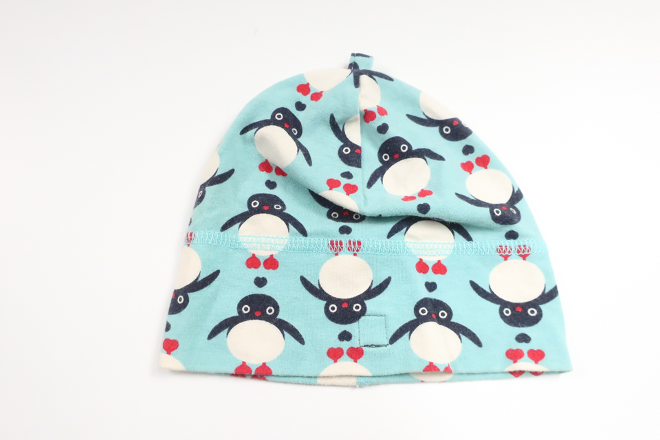 Mössa med pingviner från Polarn o. Pyret - Storlek 40 - Blå
