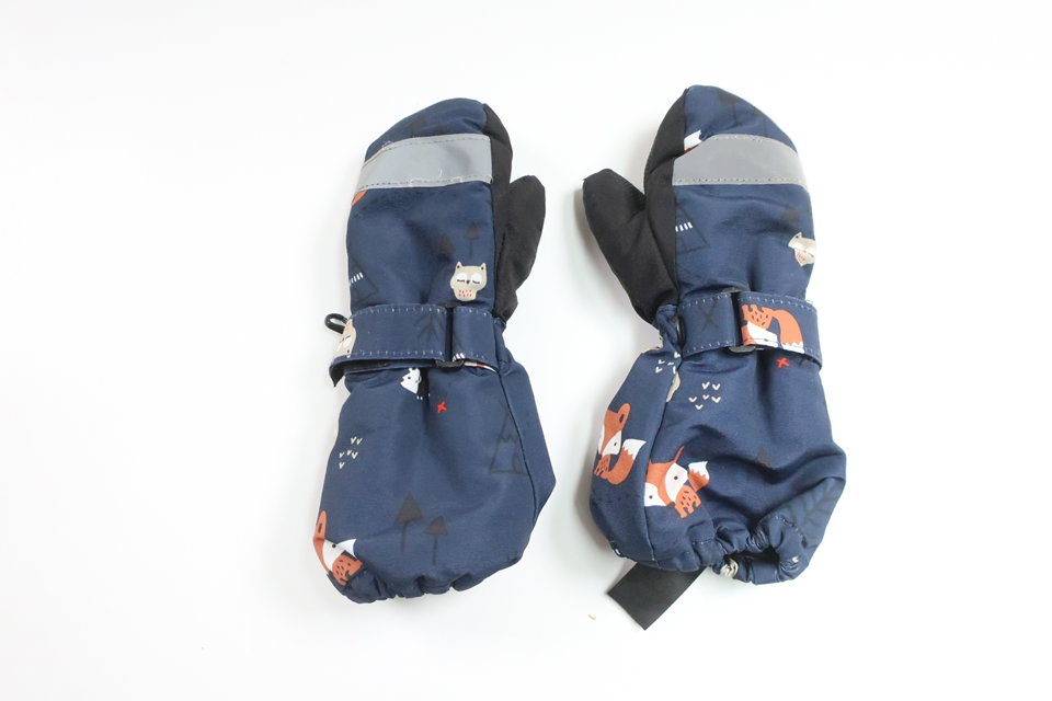 Lined mittens from Nordbjörn - Size 74/80 - Navy blue