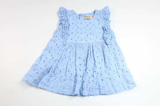 Broderad klänning från Bakito by Magasin - Storlek 74 - Blå