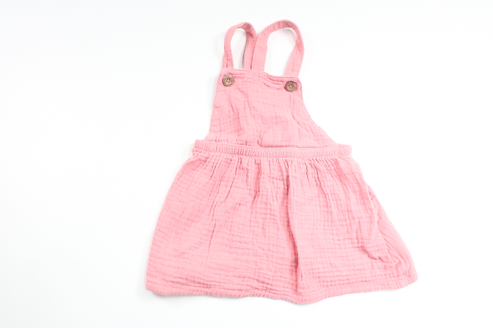 Hängselklänning från Lupilu - Storlek 80 - Rosa