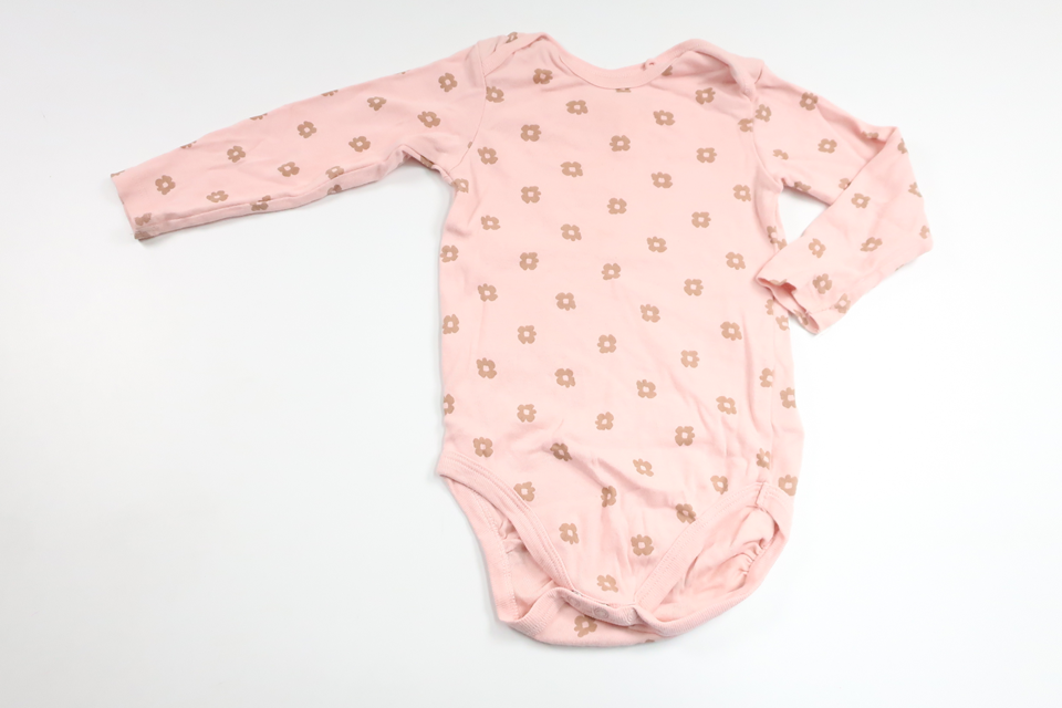 Blommig body från Lupilu - Storlek 86/92 - Rosa