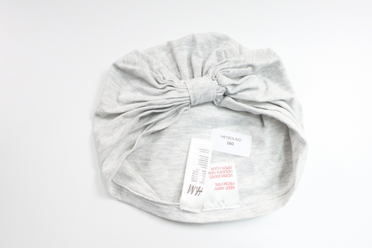 Turban mössa från H&M - Storlek 74/80 - Grå
