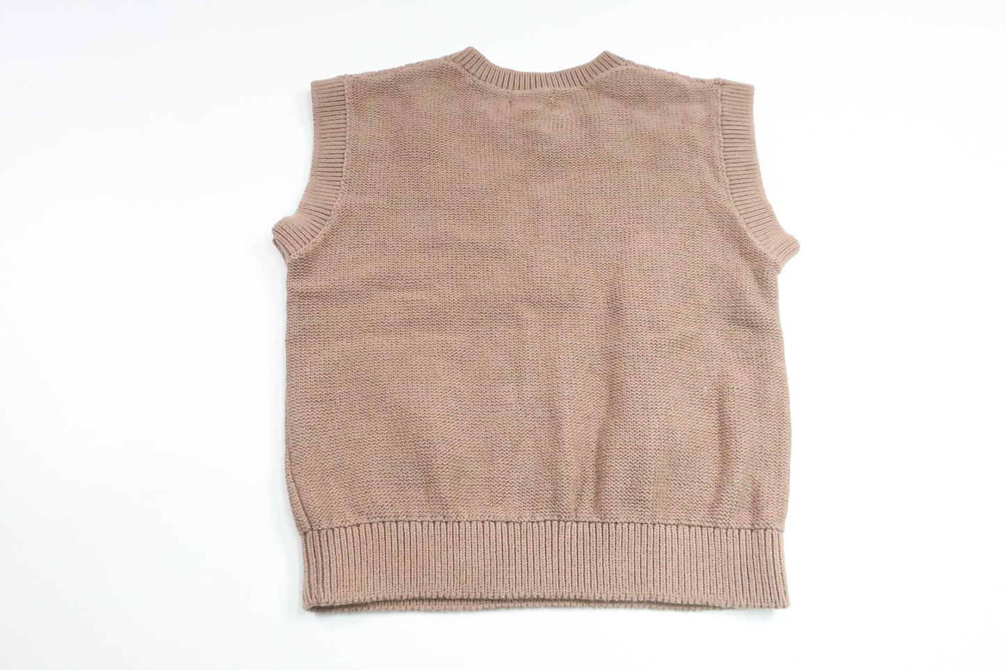 Stickad väst från Newbie - Storlek 98/104 - Beige