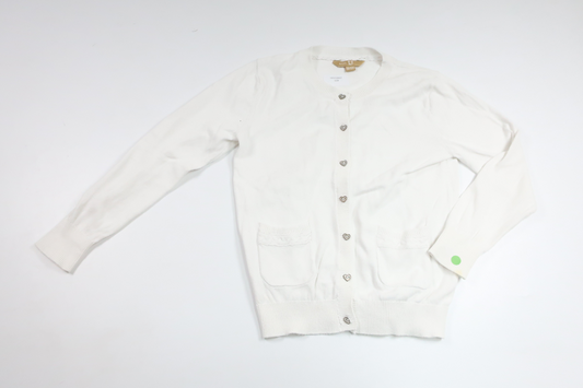 Stickad kofta från Basic U - Storlek 98/104 - Vit