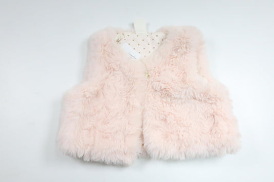 Väst i fuskpäls från H&M - Storlek 68 - Rosa