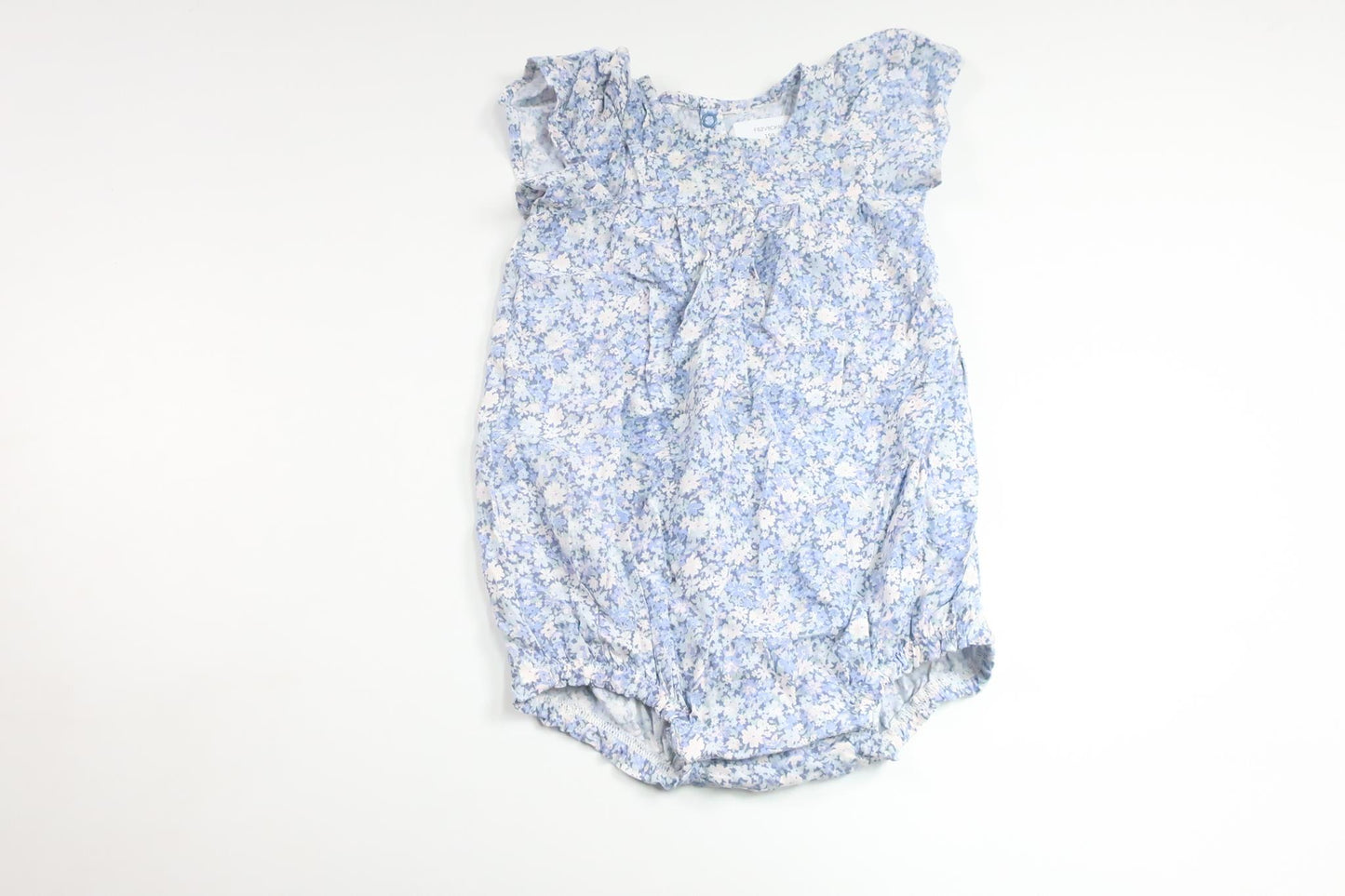 Blommig body från Okänt - Storlek 74/80 - Blå