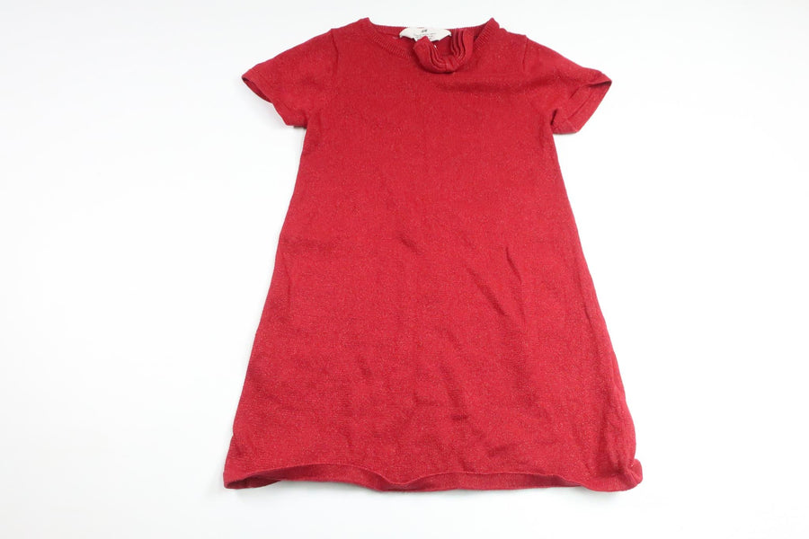 Glittrig klänning från H&M - Storlek 110/116 - Röd