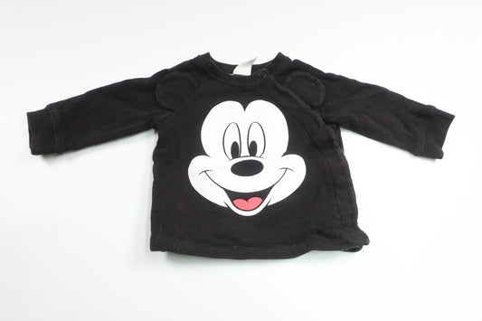 Tröja med Musse Pigg från H&M - Storlek 62 - Svart
