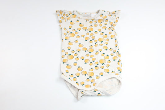 Body med apelsiner från Name It - Storlek 68 - Vit