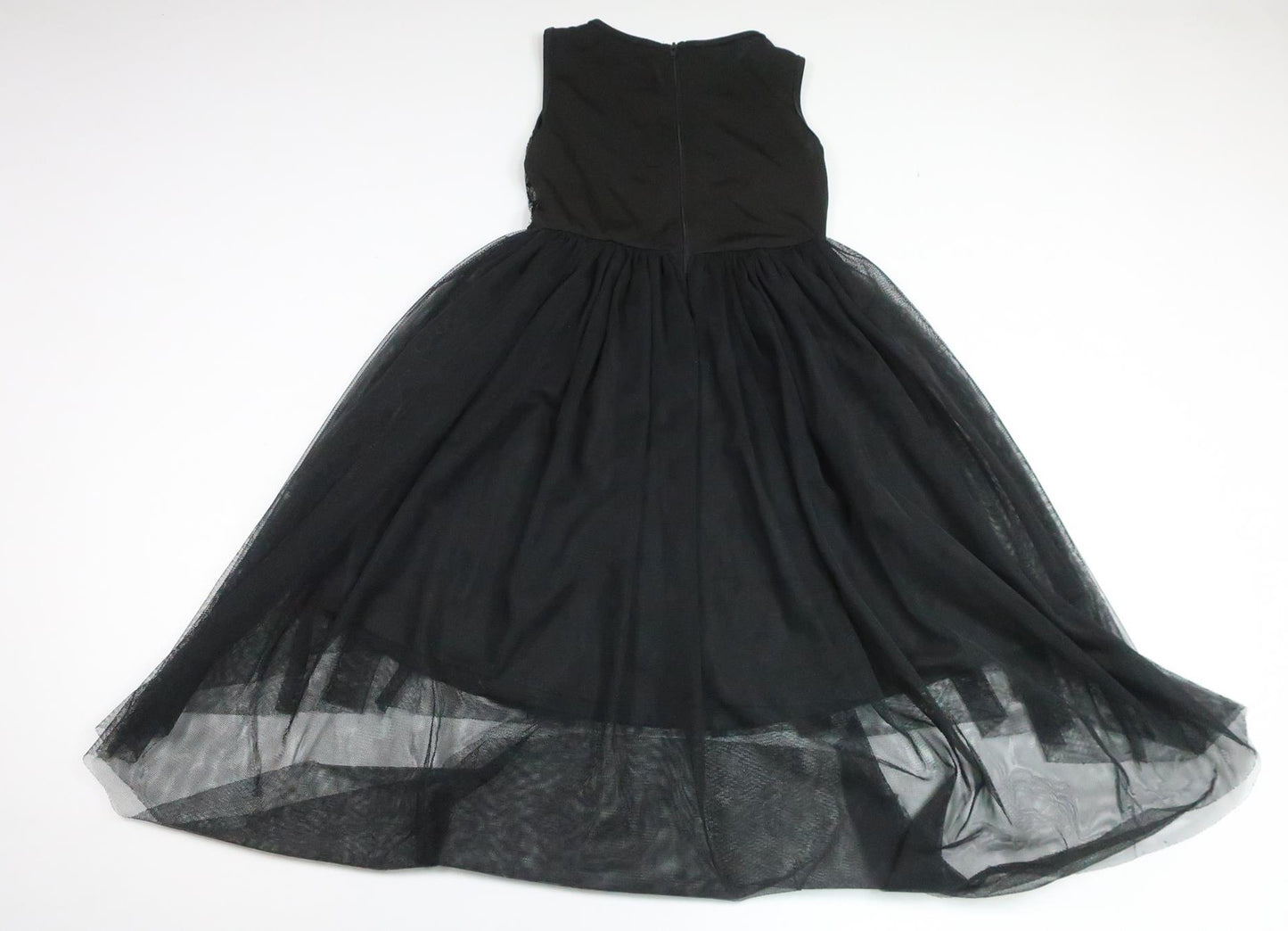 Festklänning med paljetter från Ugly Christmas - Storlek 122/128 - Svart