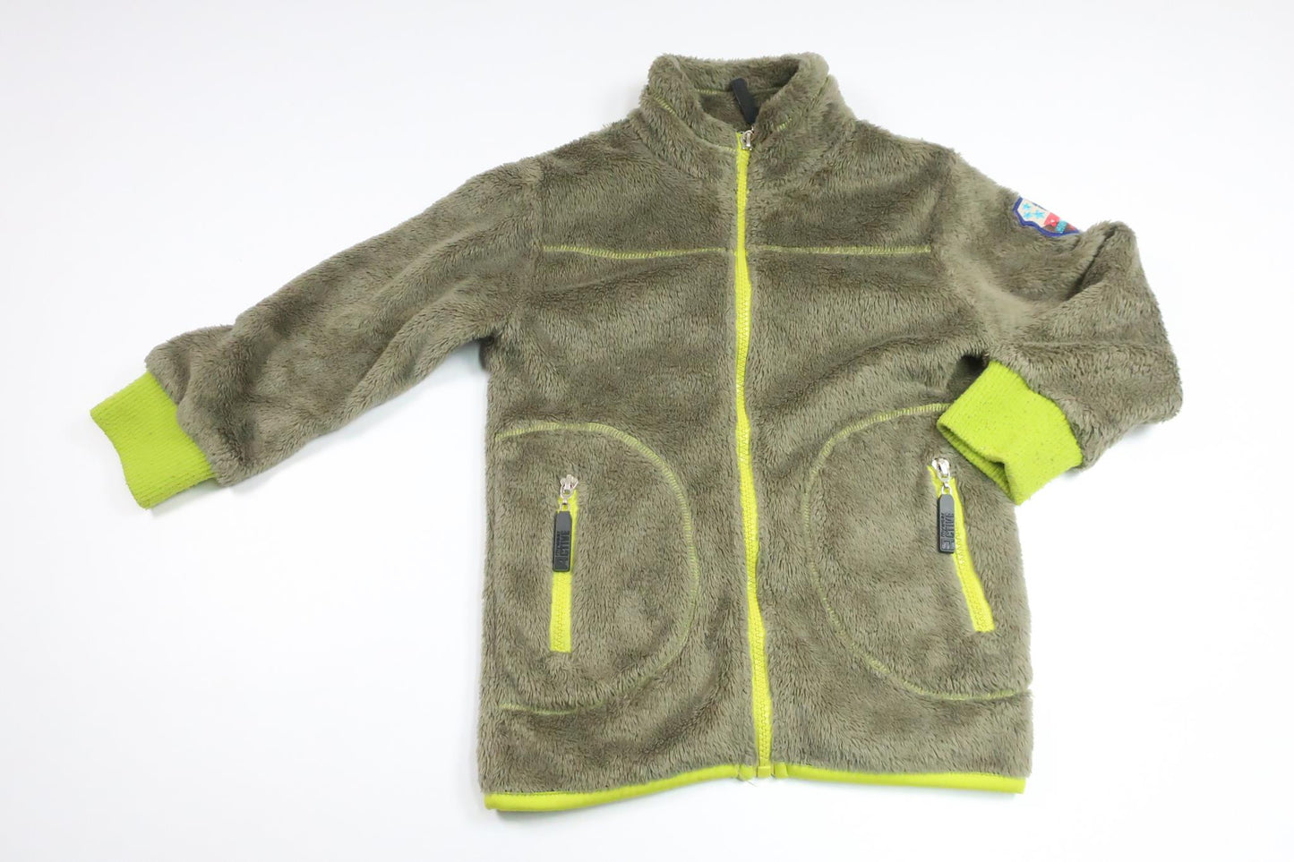 Fleecejacka från My Wear Active - Storlek 110/116 - Grön