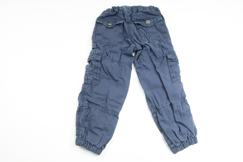 Fodrade cargobyxor från Denim Day - Storlek 104 - Marinblå