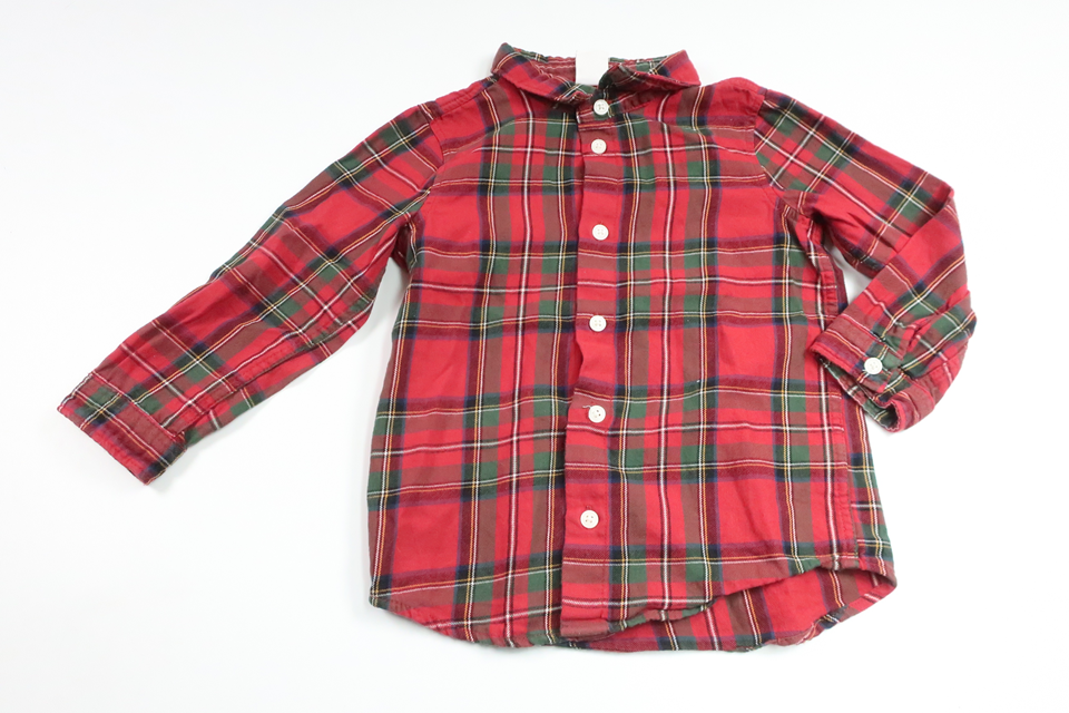 Checked shirt from H&M - Size 92 - Red