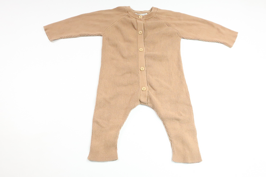 Ribbed jumpsuit from Minimarket - Size 68 - Beige