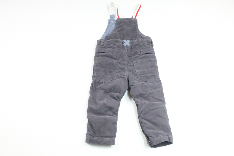 Fodrade hängselbyxor från Timberland - Storlek 80 - Grå