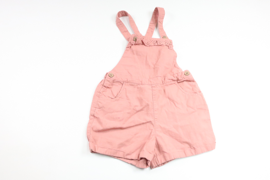 Hängselshorts från Newbie - Storlek 110 - Rosa