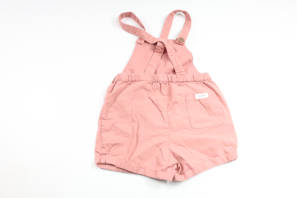 Hängselshorts från Newbie - Storlek 110 - Rosa