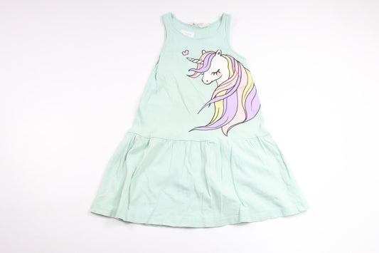 Klänning med enhörningar från H&M - Storlek 98/104 - Blå