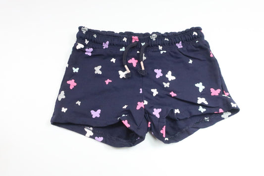 Shorts med fjärilar från H&M - Storlek 98 - Marinblå