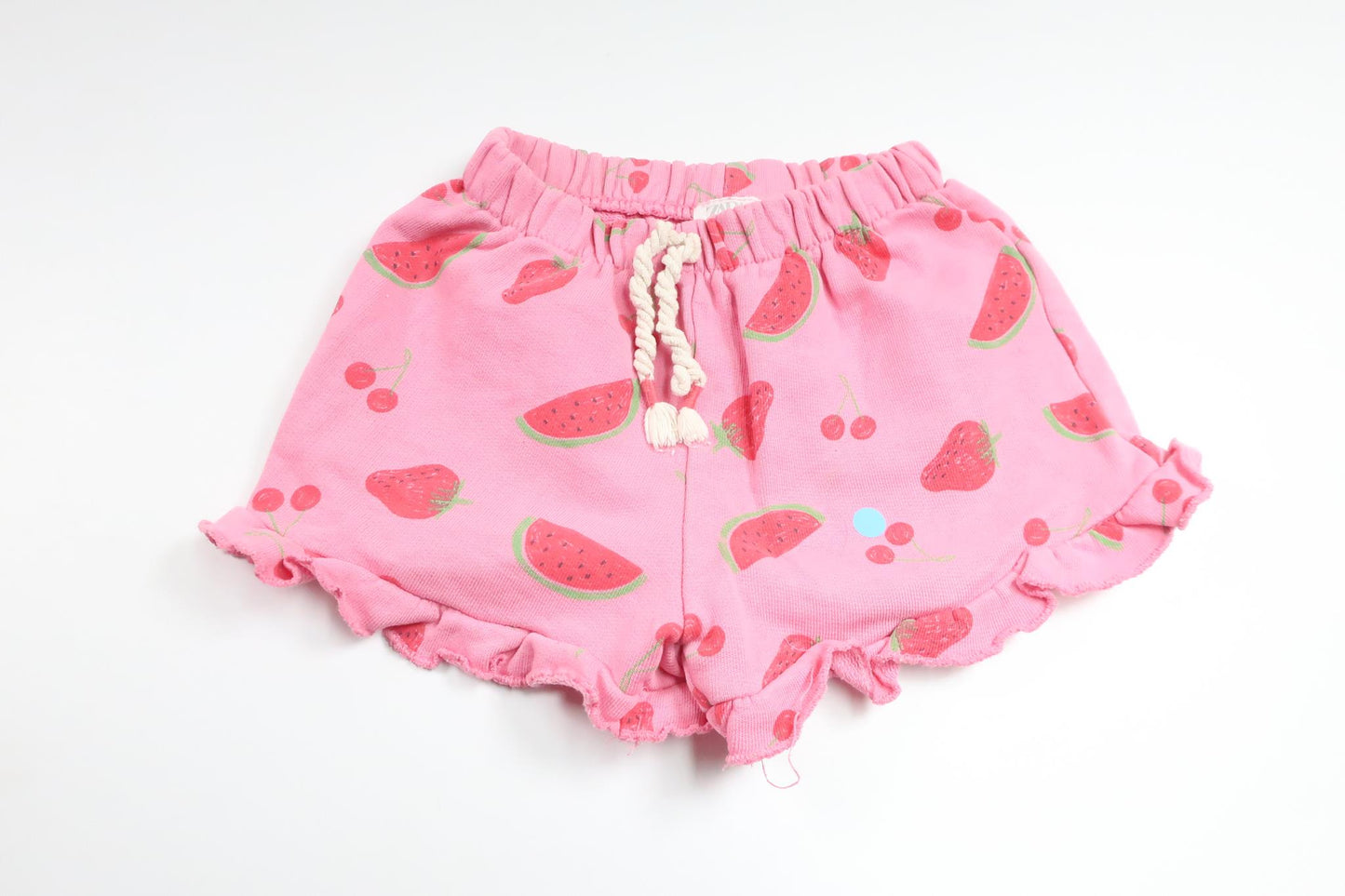 Shorts med jordgubbar från Zara - Storlek 98 - Rosa