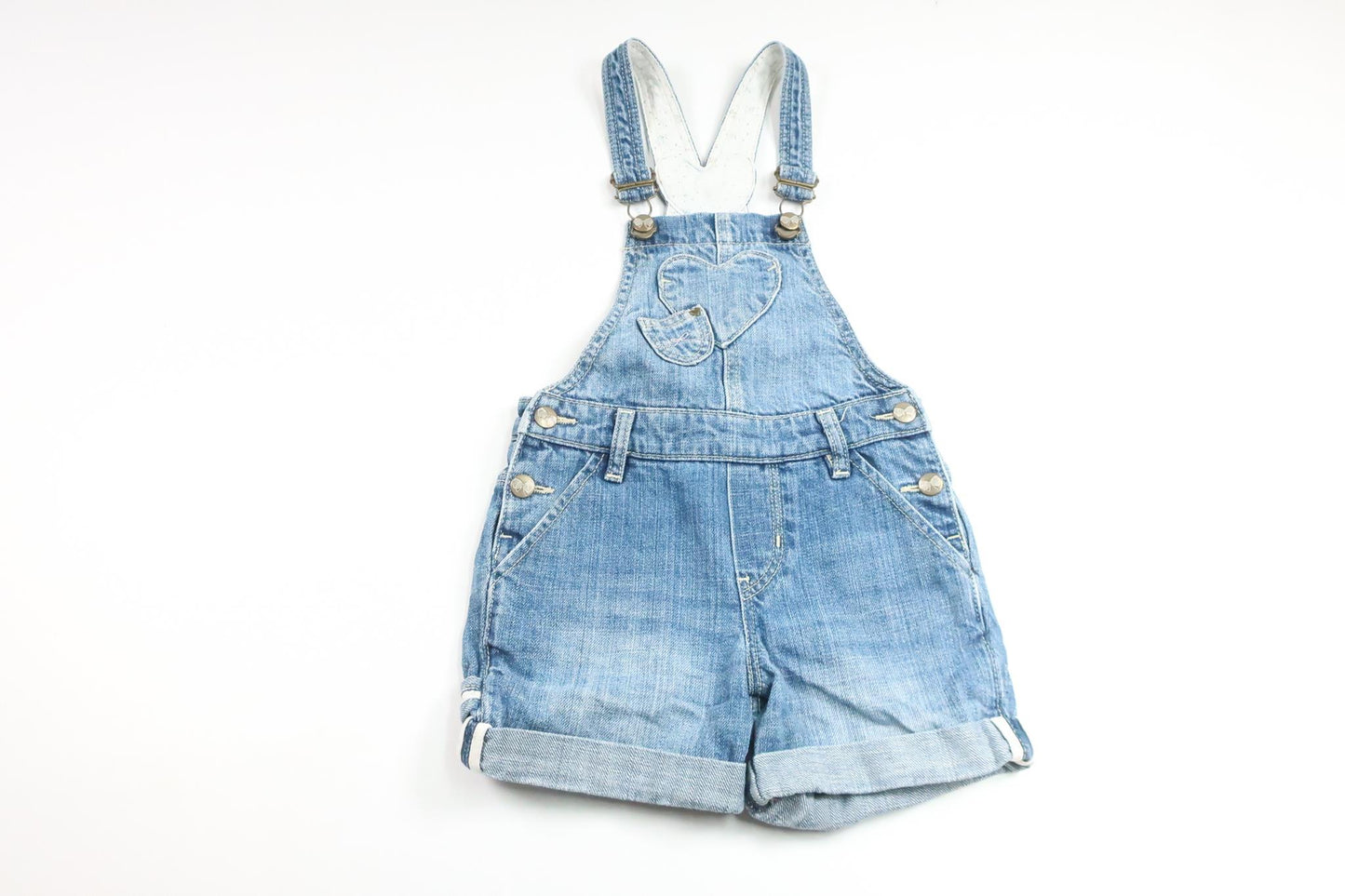 Hängselshorts från Detroit - Storlek 98/104 - Denim