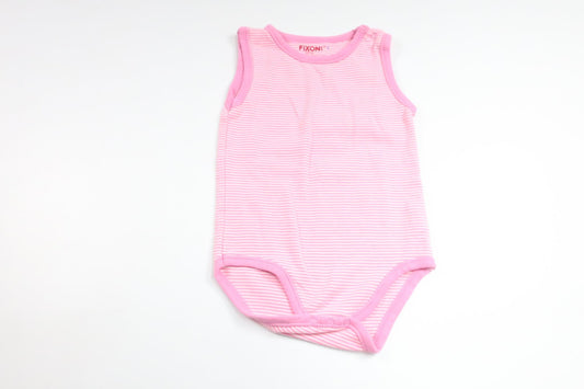 Randig body från Fixoni - Storlek 86 - Rosa