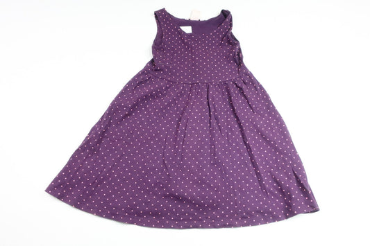 Prickig klänning från H&M - Storlek 98/104 - Lila