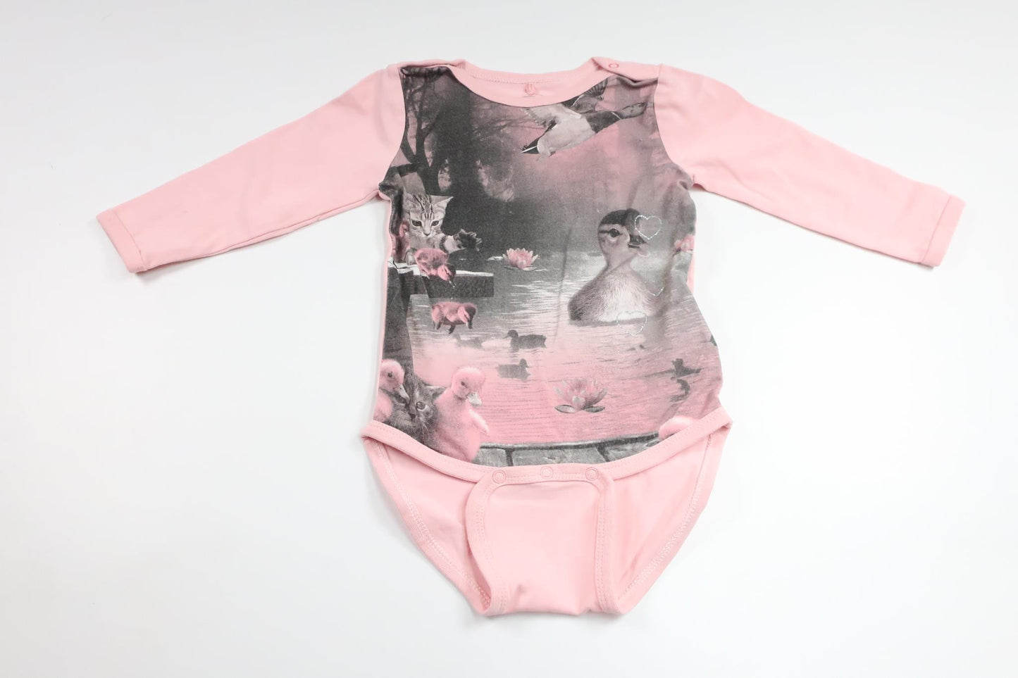 Body från MeToo - Storlek 74 - Rosa