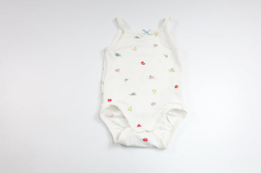 Linnebody från H&M - Storlek 62/68 - Vit