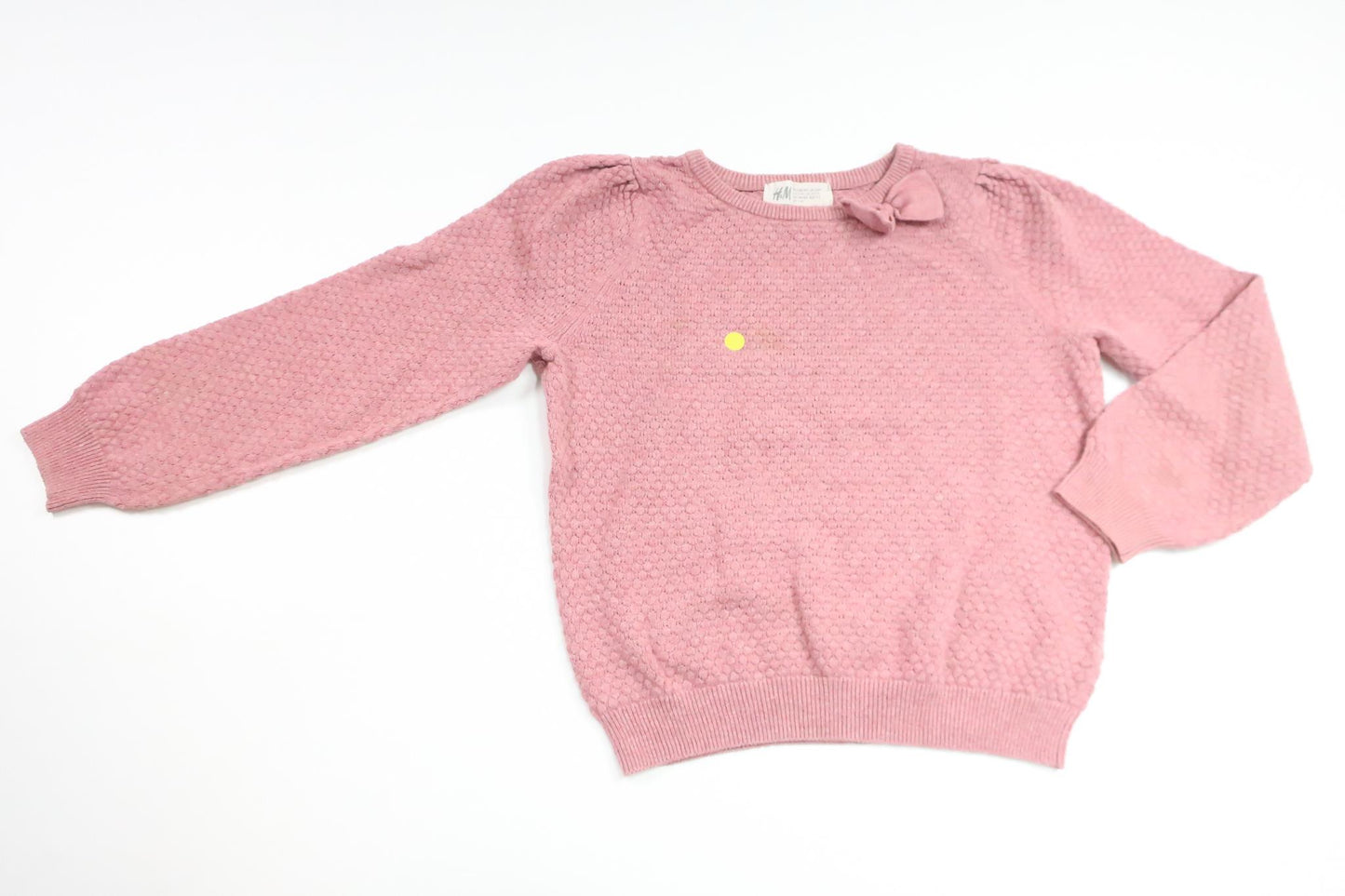 Stickad tröja från H&M - Storlek 98/104 - Rosa