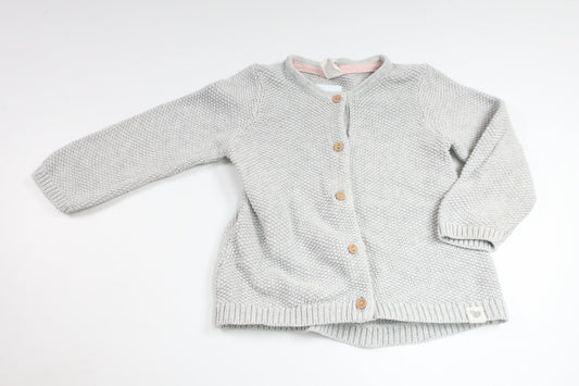 Stickad kofta från H&M - Storlek 80 - Grå
