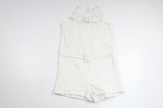 Jumpsuit with lace from H&amp;M - Size 122 - White