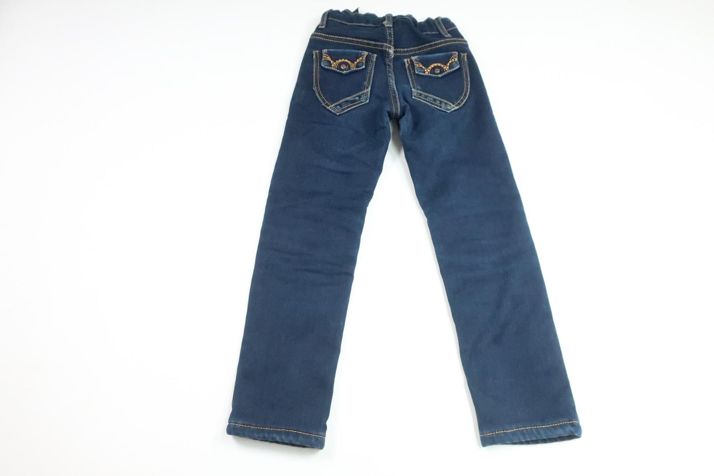 Fleecefodrade jeansbyxor från Glamorous - Storlek 122/128 - Denim