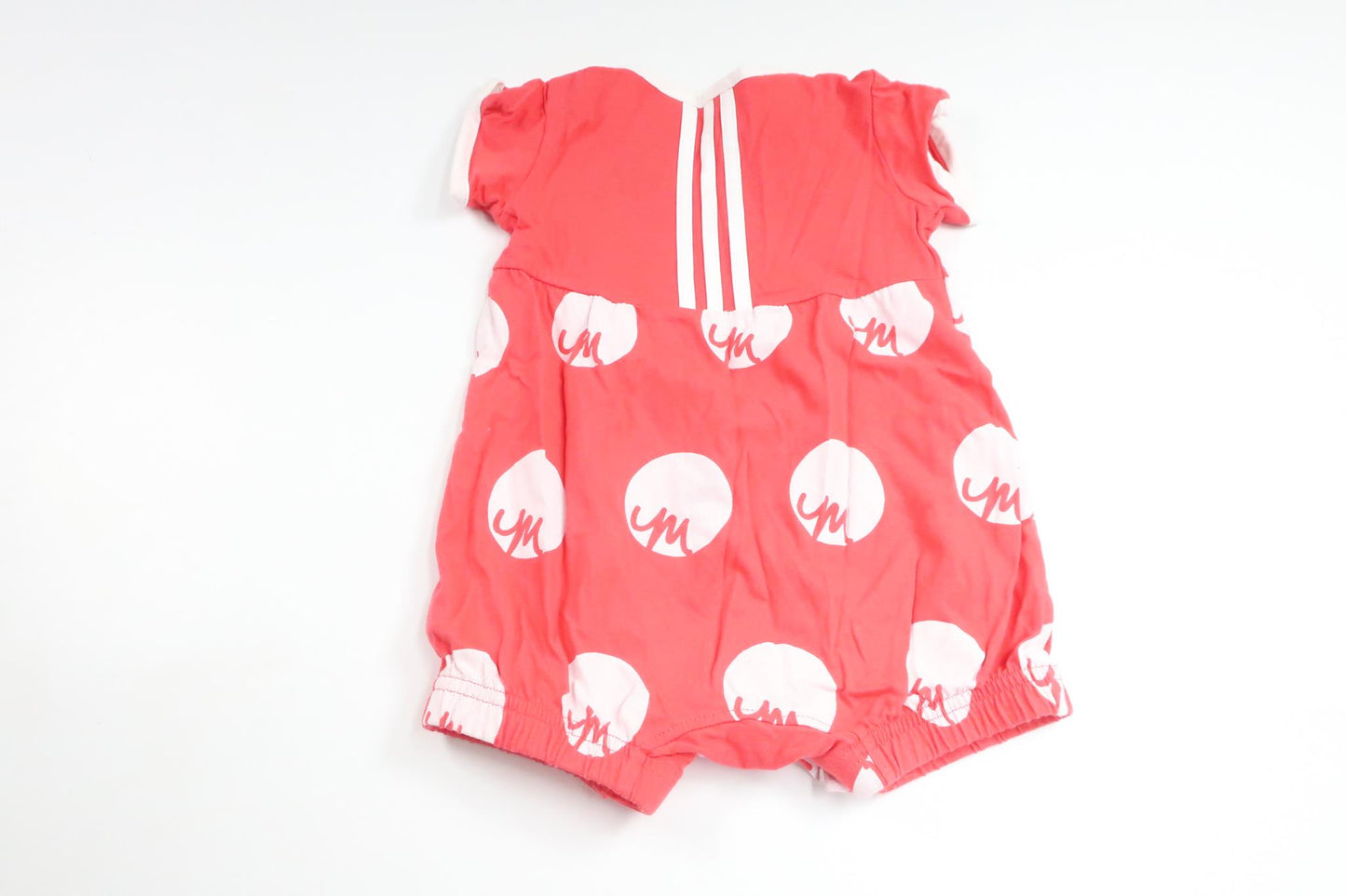Jumpsuit med Musse Pigg från Adidas - Storlek 68 - Röd