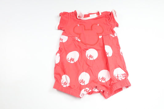 Jumpsuit med Musse Pigg från Adidas - Storlek 68 - Röd