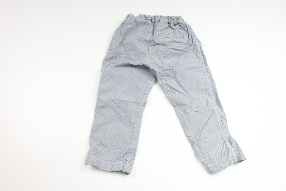 Randiga byxor från H&M - Storlek 80 - Marinblå