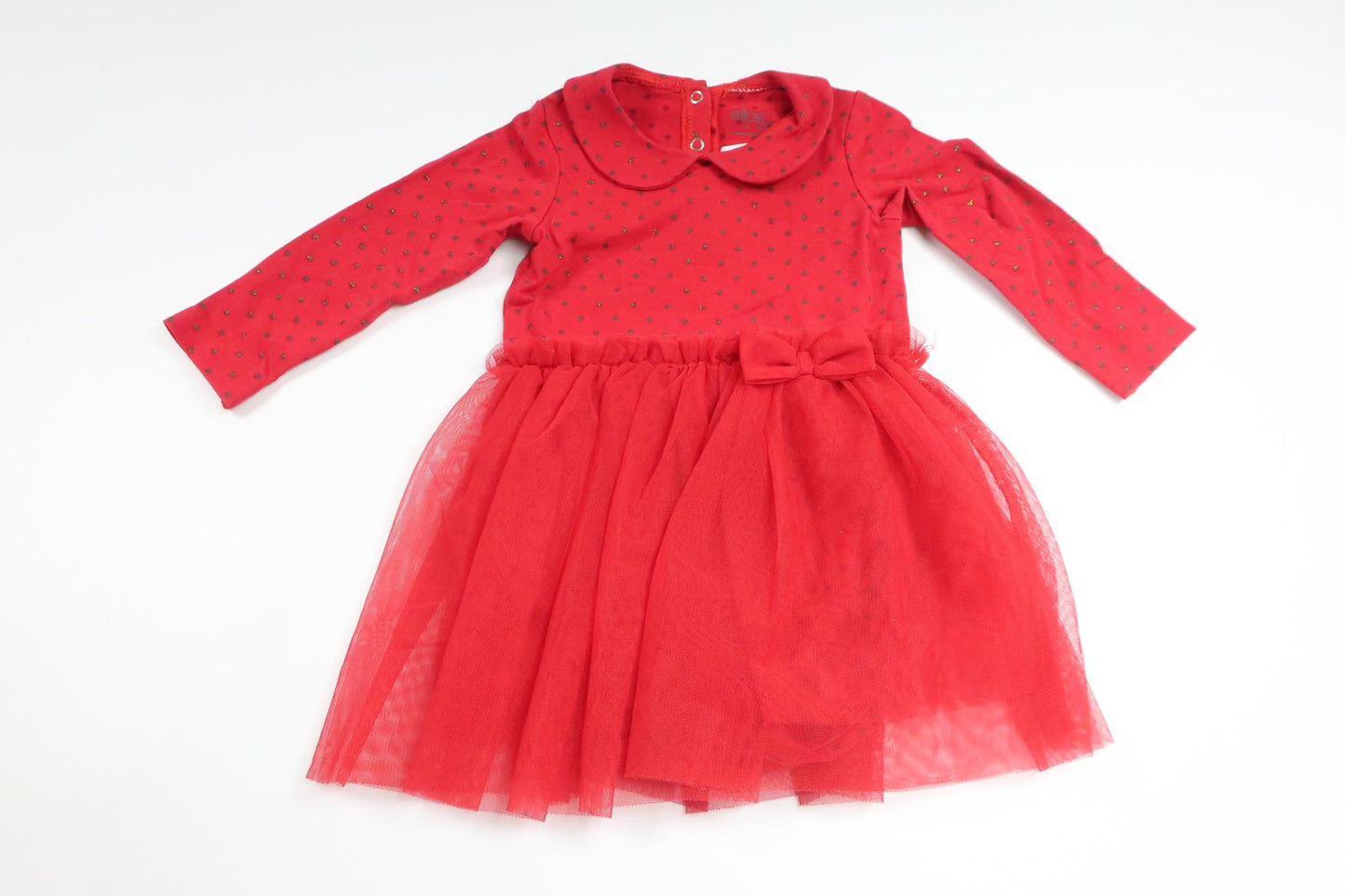 Klänning från Ellos - Storlek 74/80 - Röd